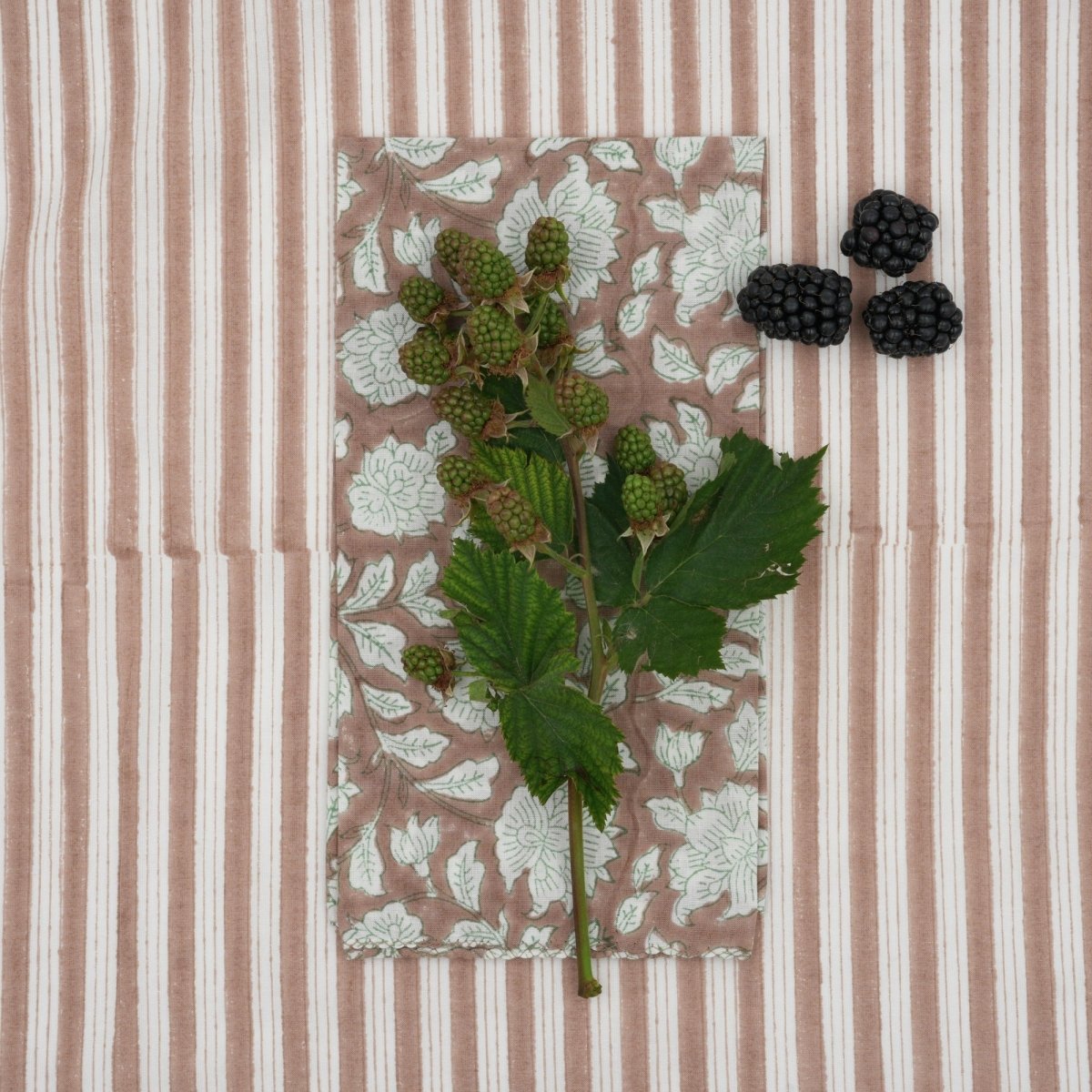Serviettes de table x4 Iris Almond - Suzette