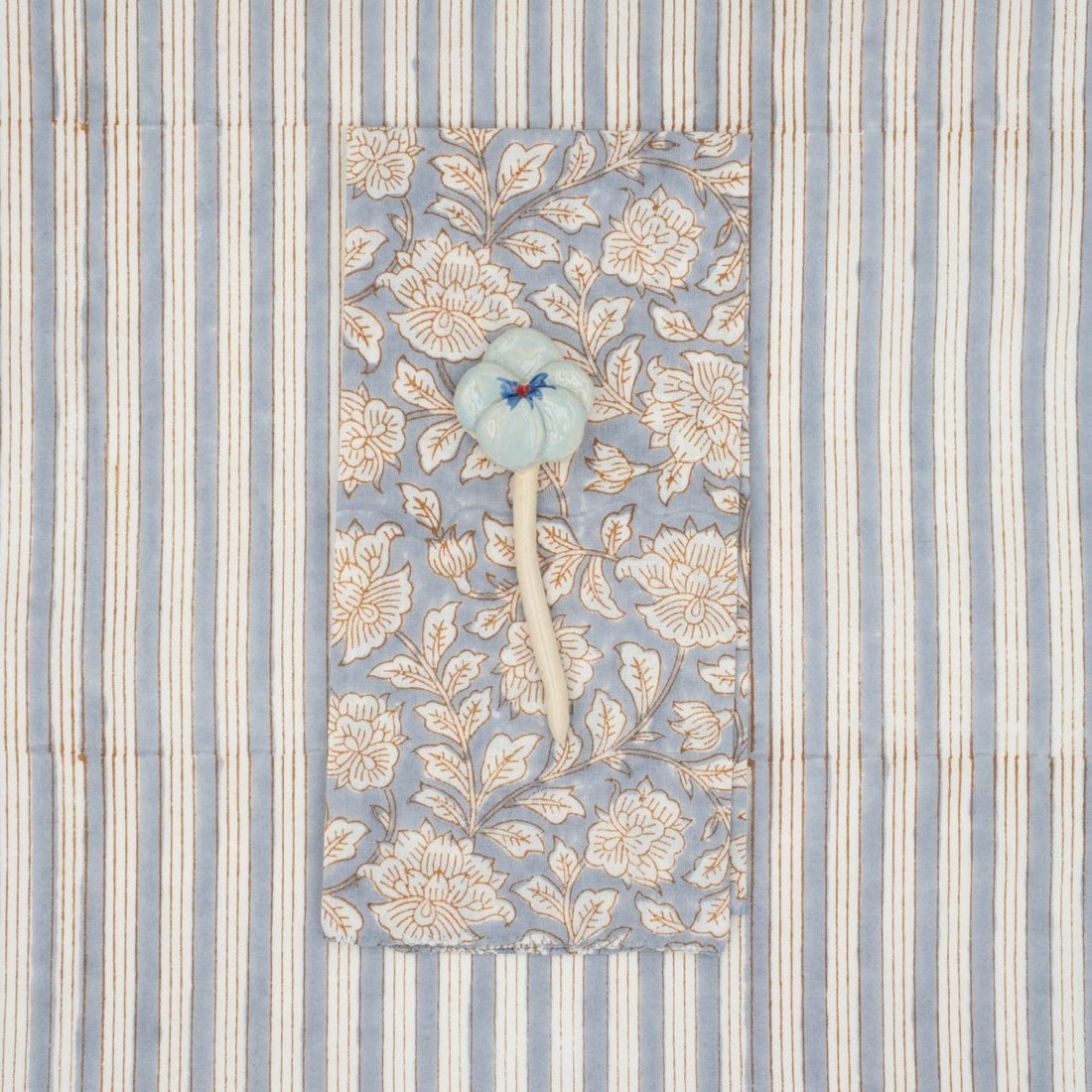 Serviettes de table x4 Iris Artic - Suzette