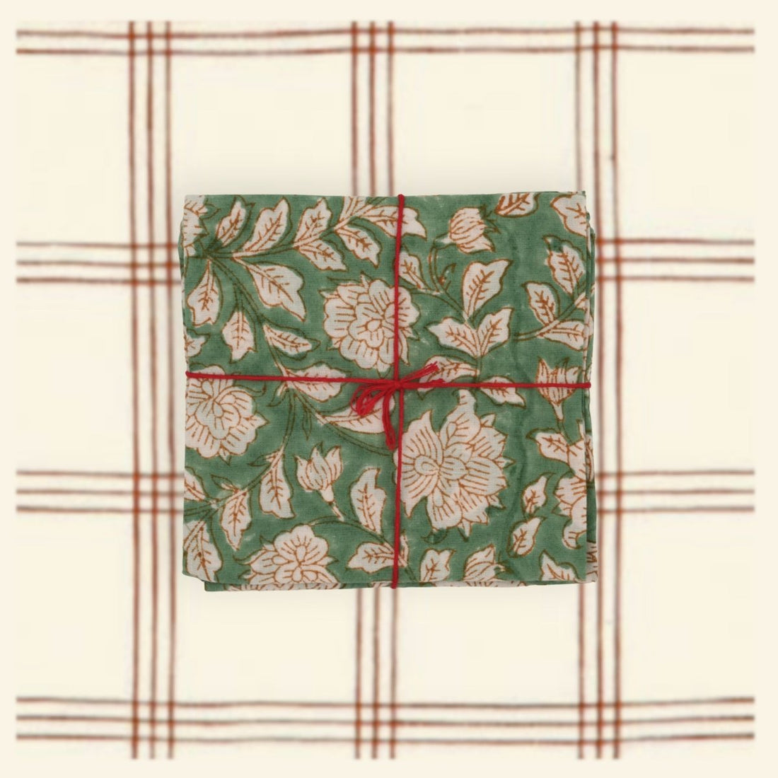 Serviettes de table x4 Iris Frosty - Suzette