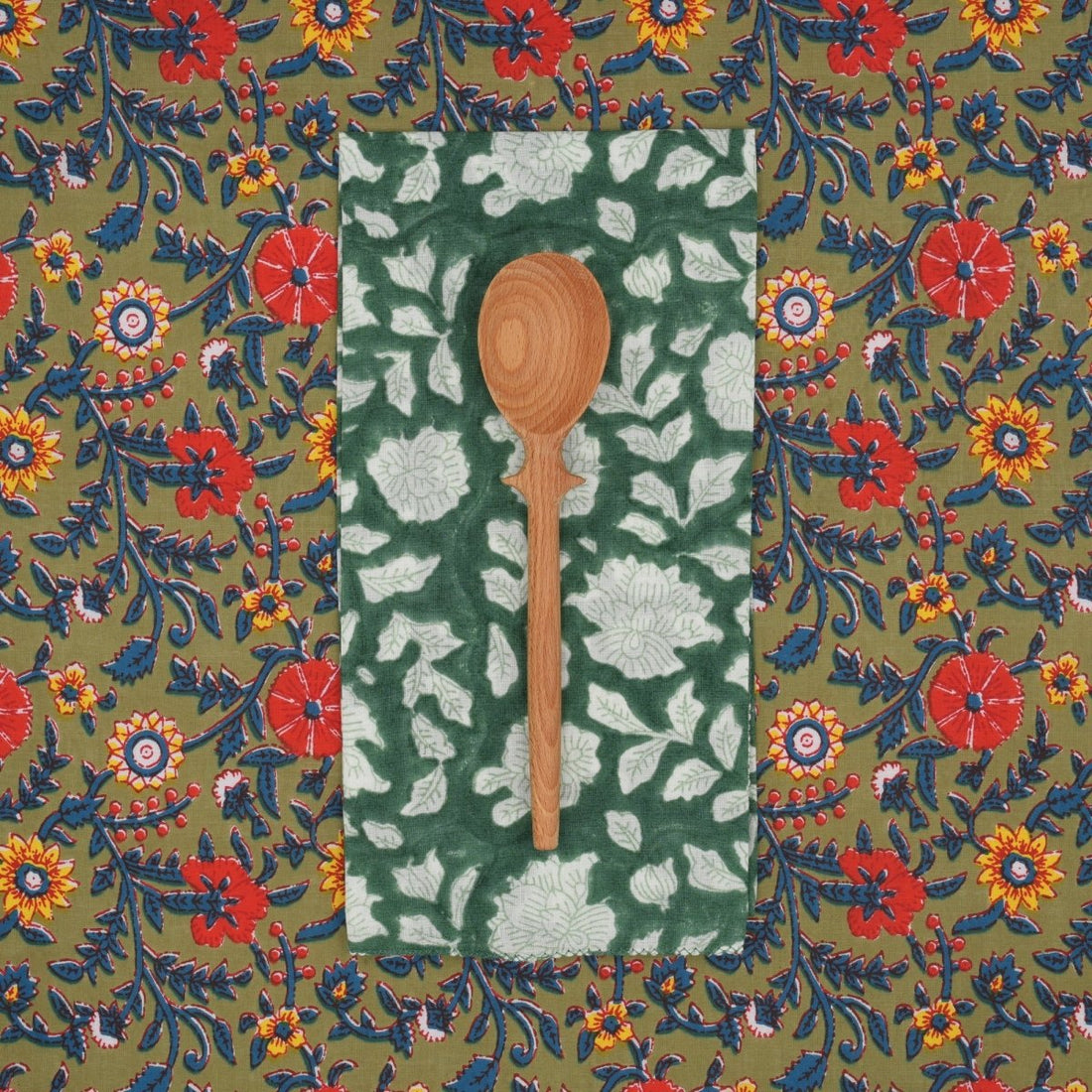 Serviettes de table x4 Iris Juniper - Suzette