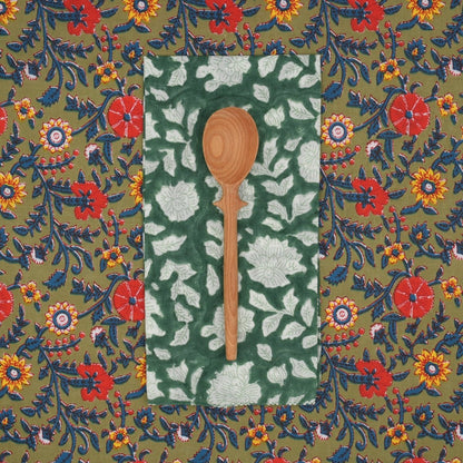 Serviettes de table x4 Iris Juniper - Suzette