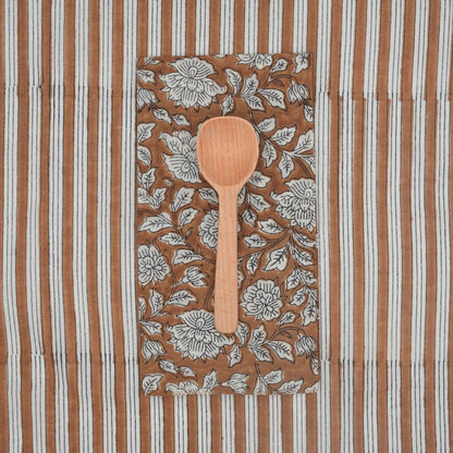 Serviettes de table x4 Iris Malaga - Suzette