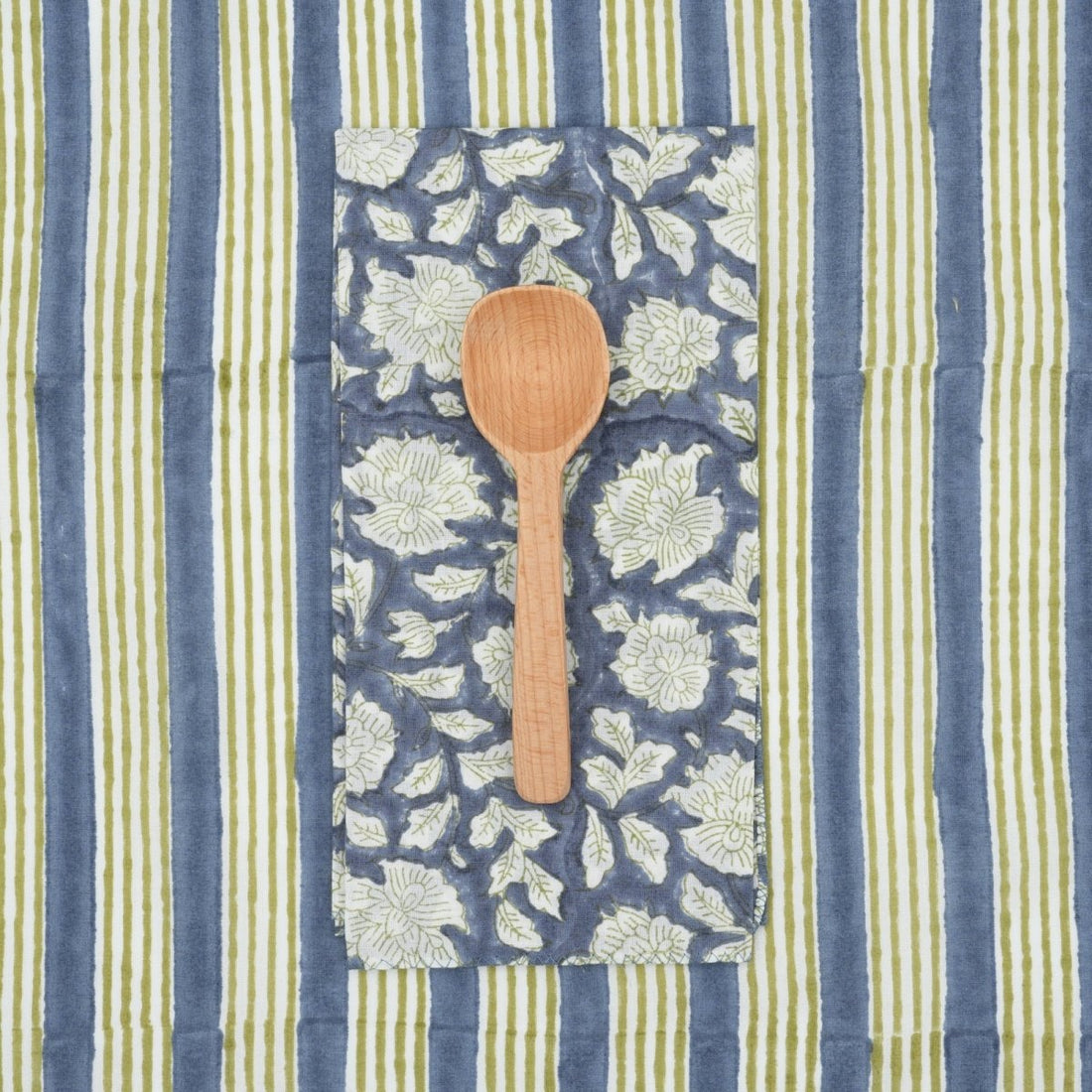 Serviettes de table x4 Iris Moonlight - Suzette