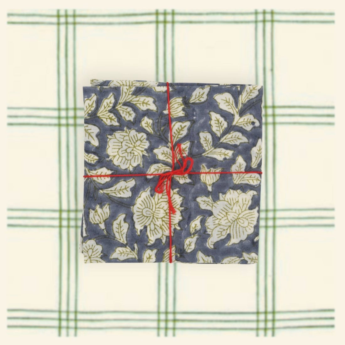 Serviettes de table x4 Iris Moonlight - Suzette