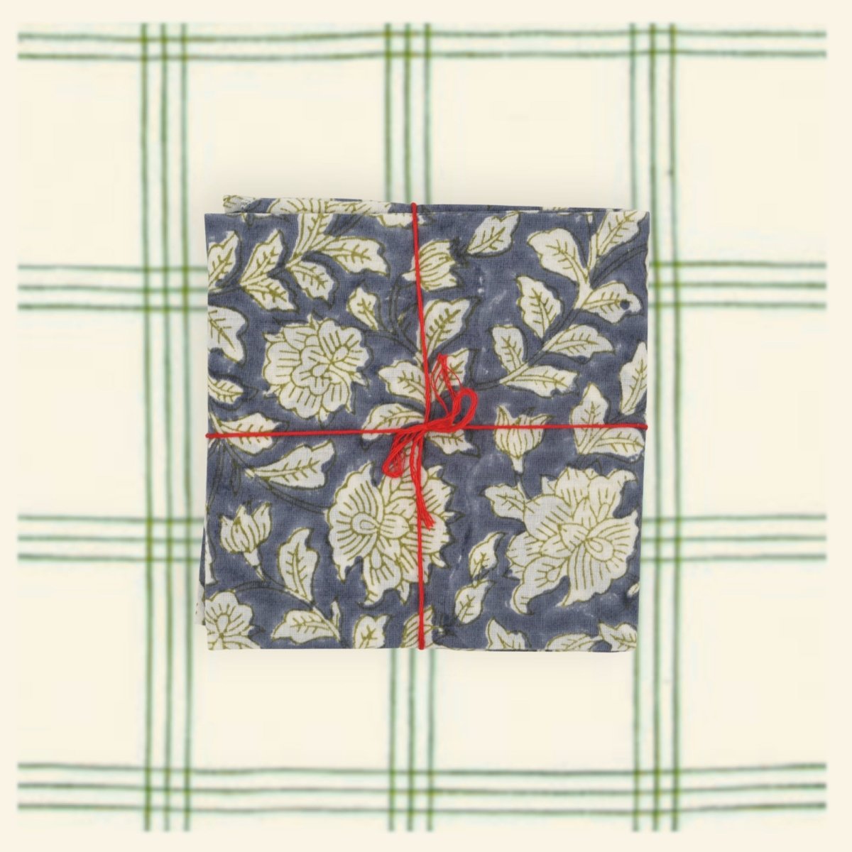 Serviettes de table x4 Iris Moonlight - Suzette