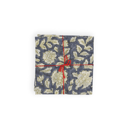 Serviettes de table x4 Iris Moonlight - Suzette