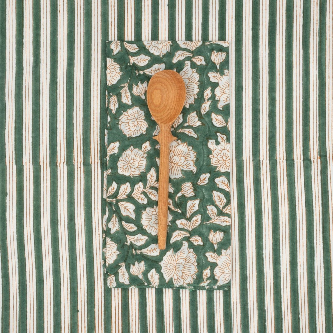 Serviettes de table x4 Iris Mousse - Suzette