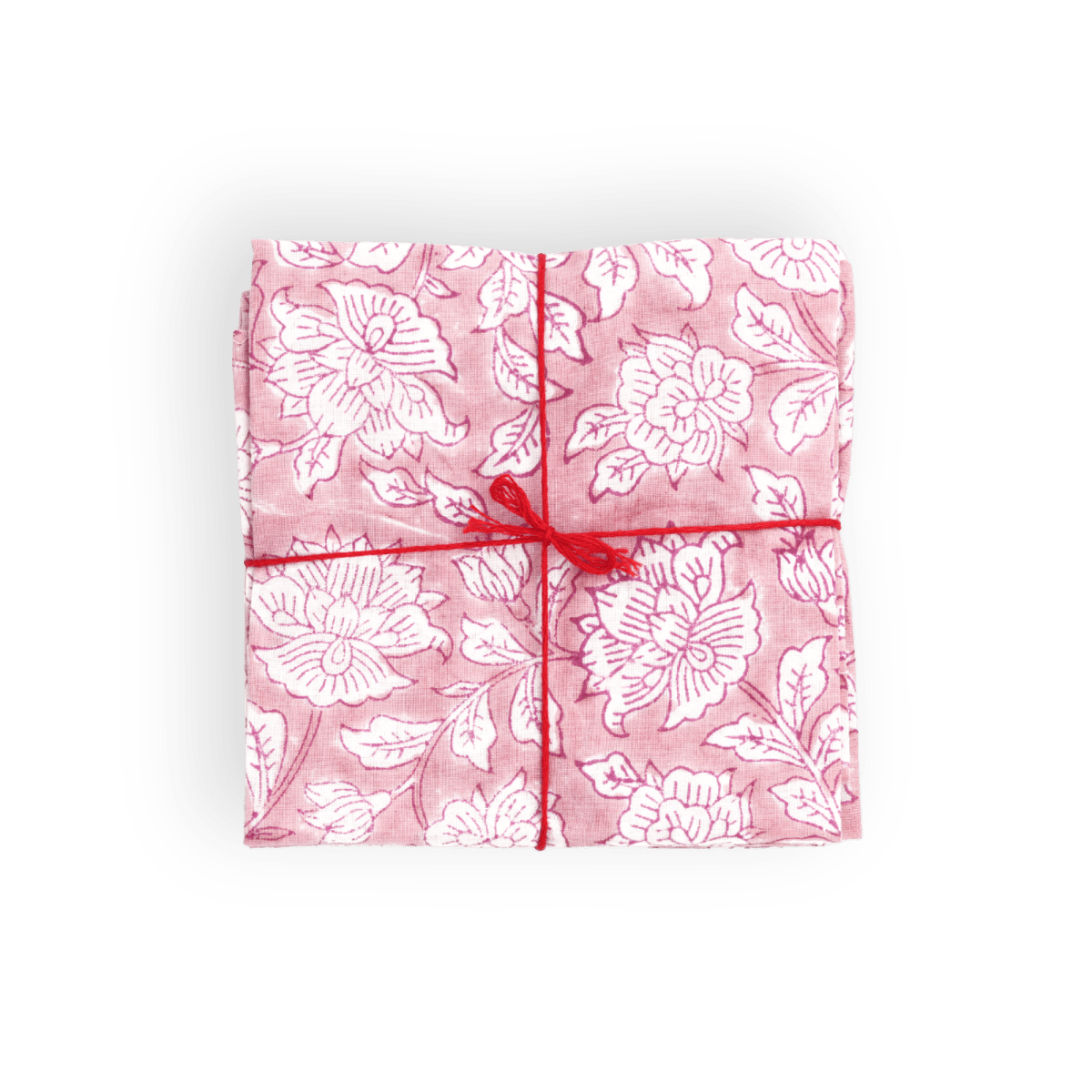 Serviettes de table x4 Iris Pink - Suzette