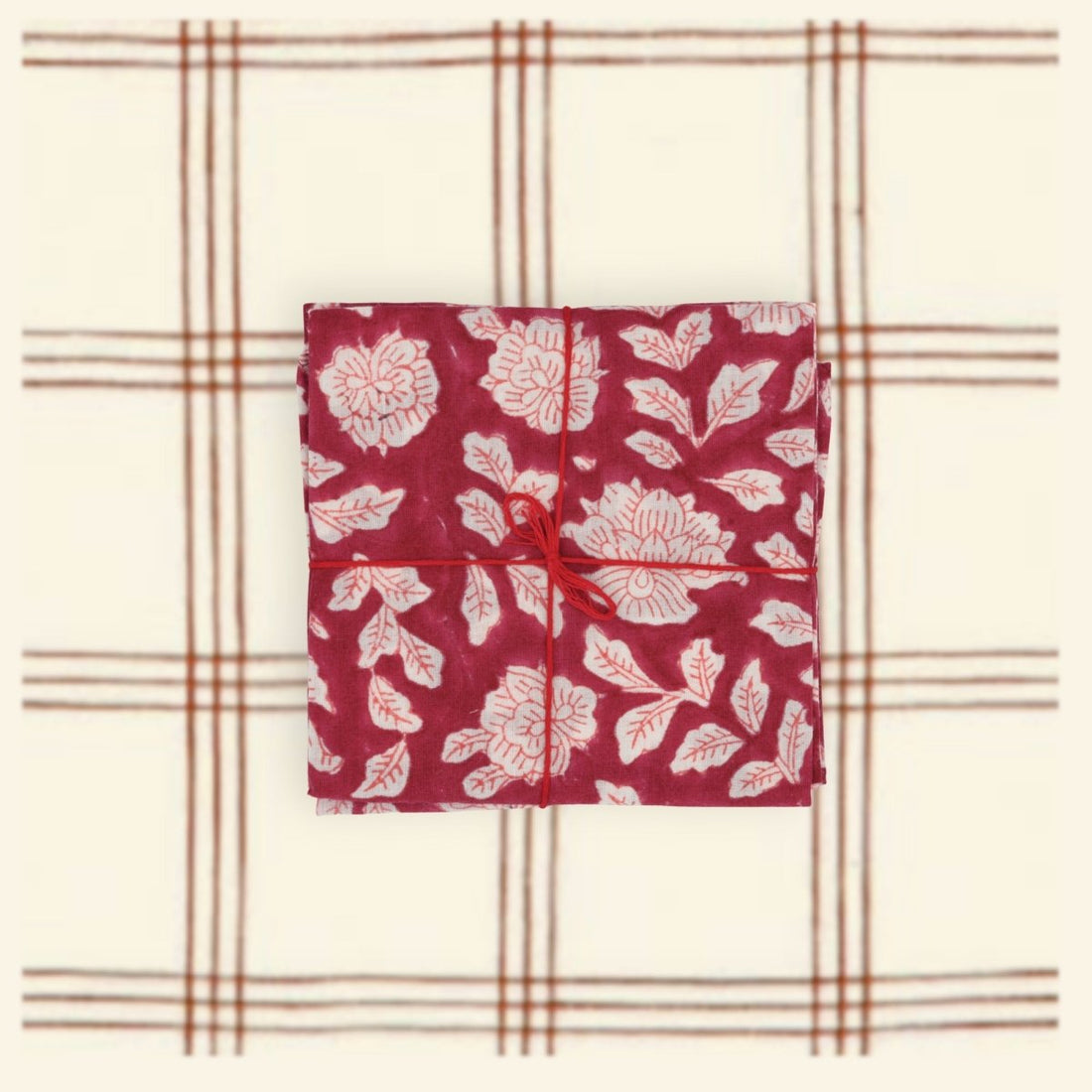 Serviettes de table x4 Iris Tango - Suzette