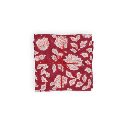 Serviettes de table x4 Iris Tango - Suzette