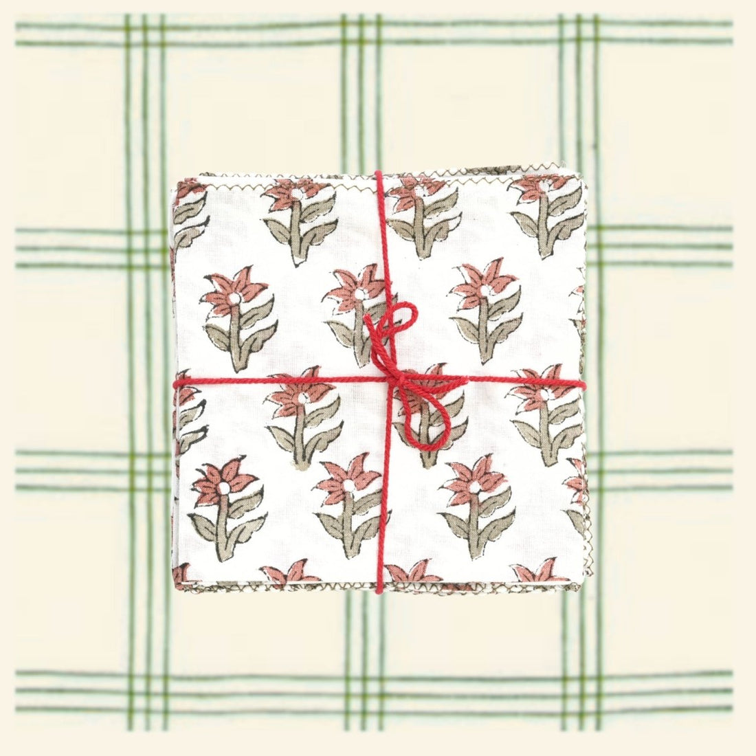 Serviettes de table x4 Jonquille Pearl - Suzette