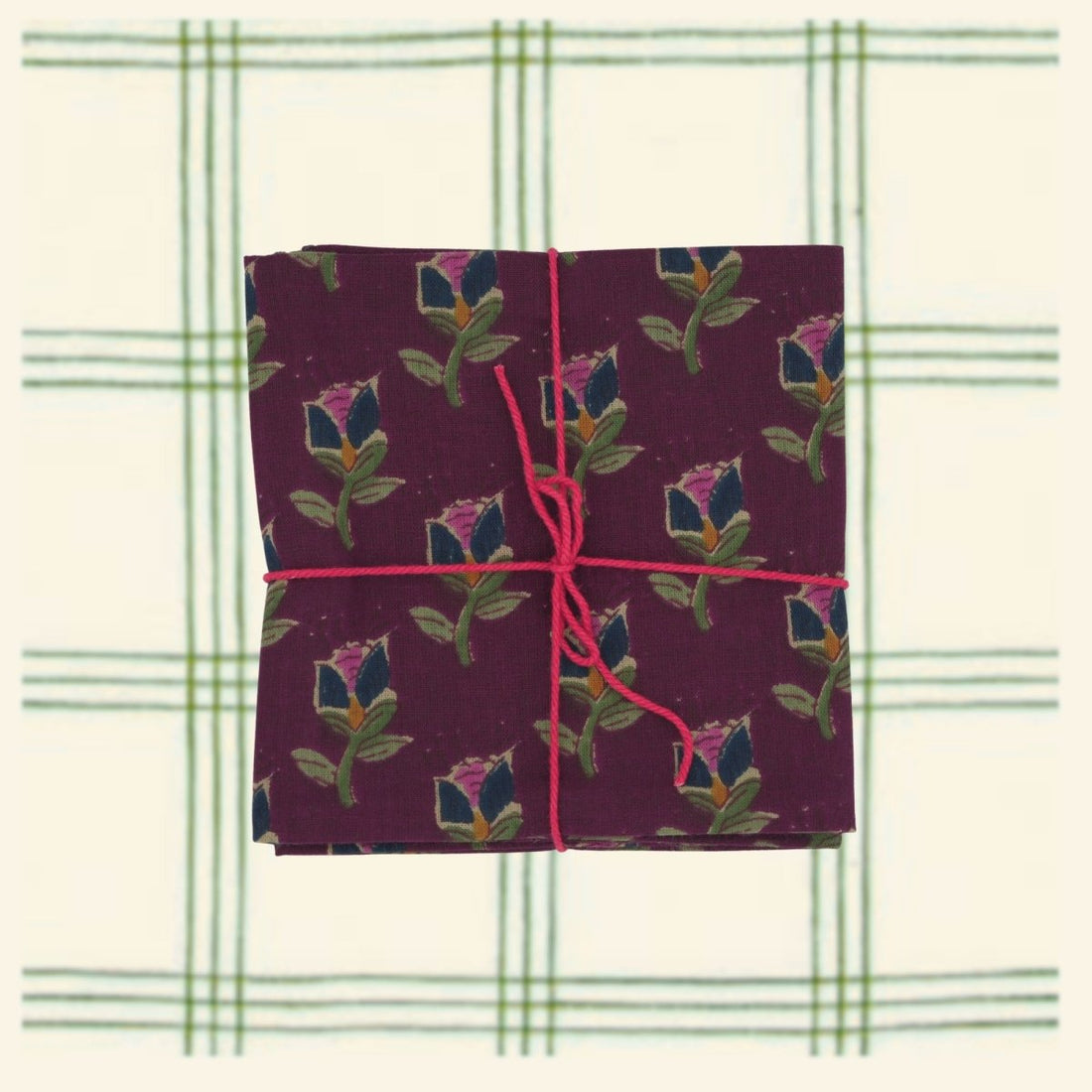 Serviettes de table x4 Laelia Malaga - Suzette