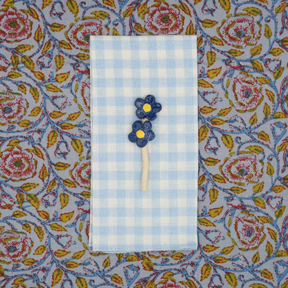 Serviettes de table x4 Libeccio Artic - Suzette