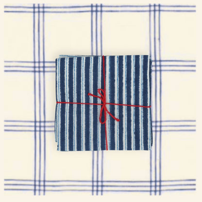 Serviettes de table x4 Lila Aegean - Suzette