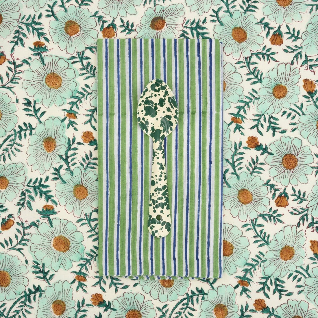 Serviettes de table x4 Lila Evergreen - Suzette