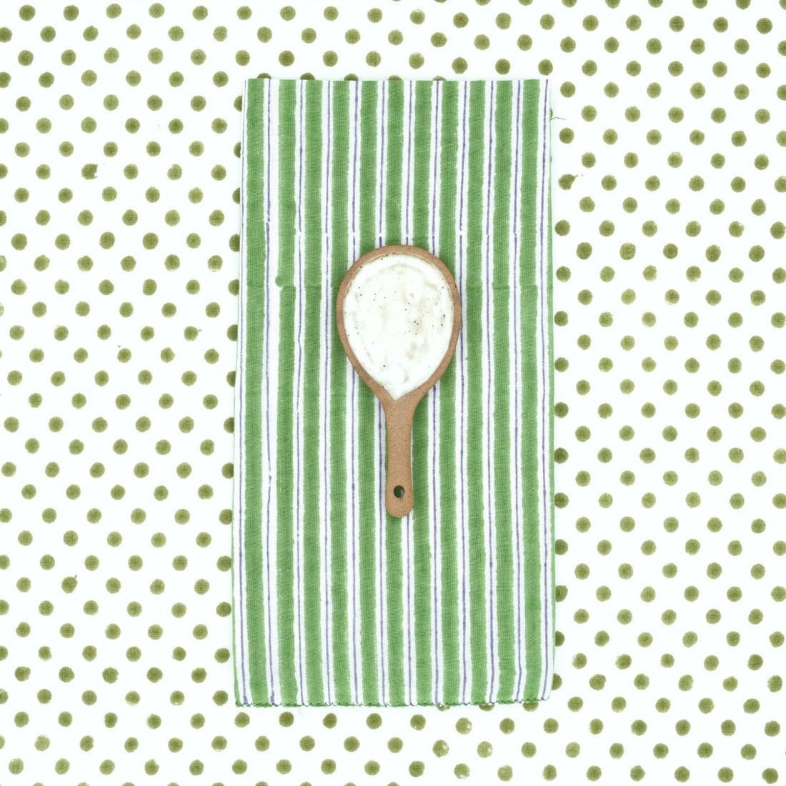 Serviettes de table x4 Lila Jade - Suzette