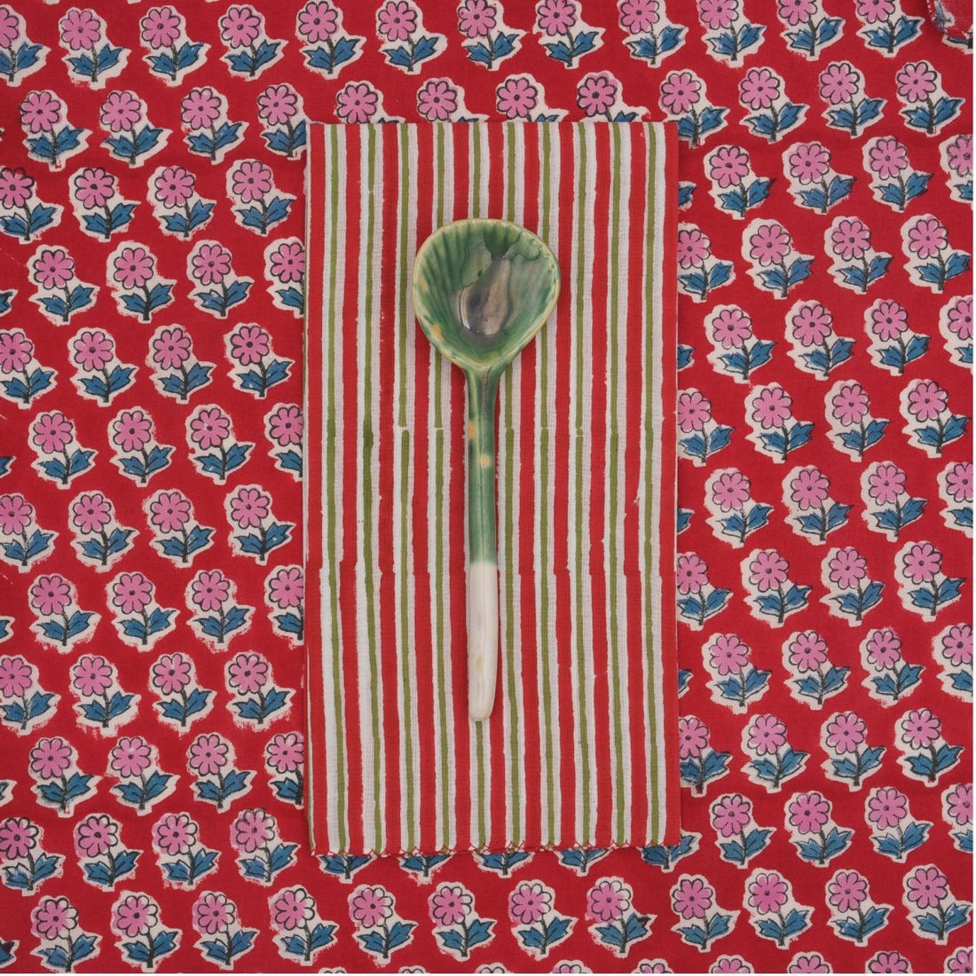 Serviettes de table x4 Lila Tango - Suzette