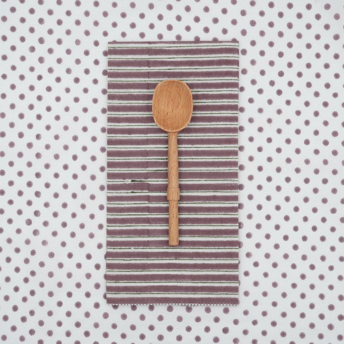 Serviettes de table x4 Lila Zephyr - Suzette