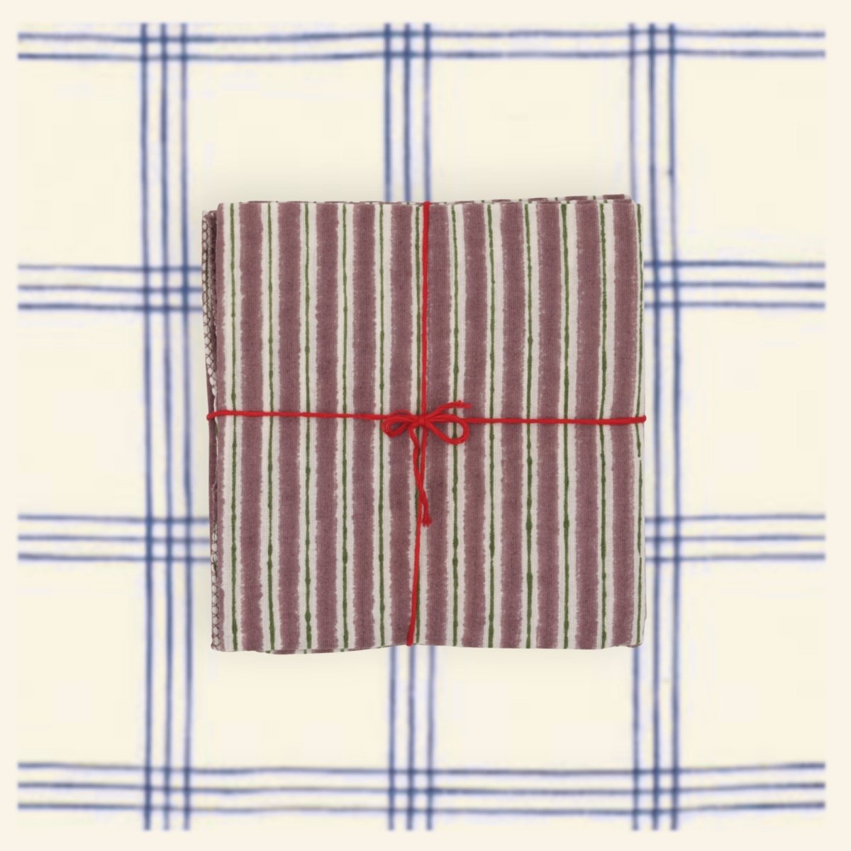 Serviettes de table x4 Lila Zephyr - Suzette