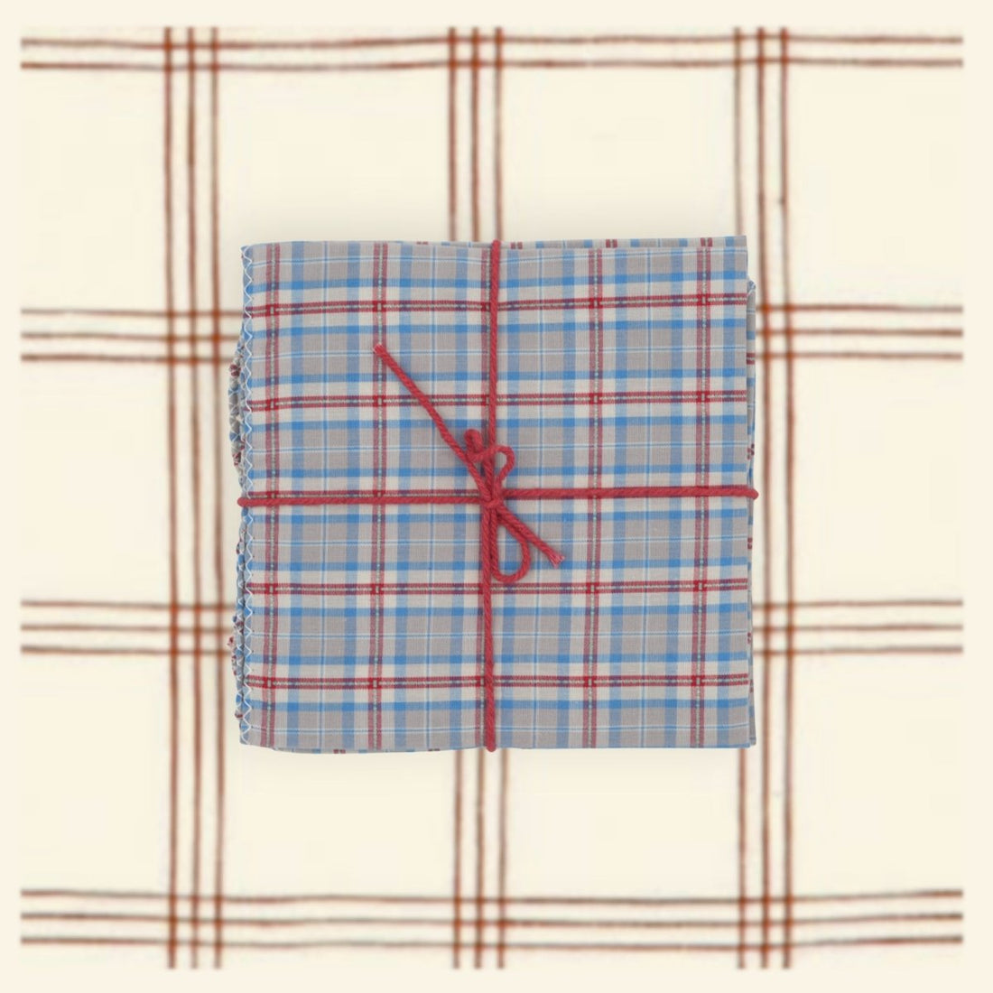 Serviettes de table x4 Lombarde Opal - Suzette