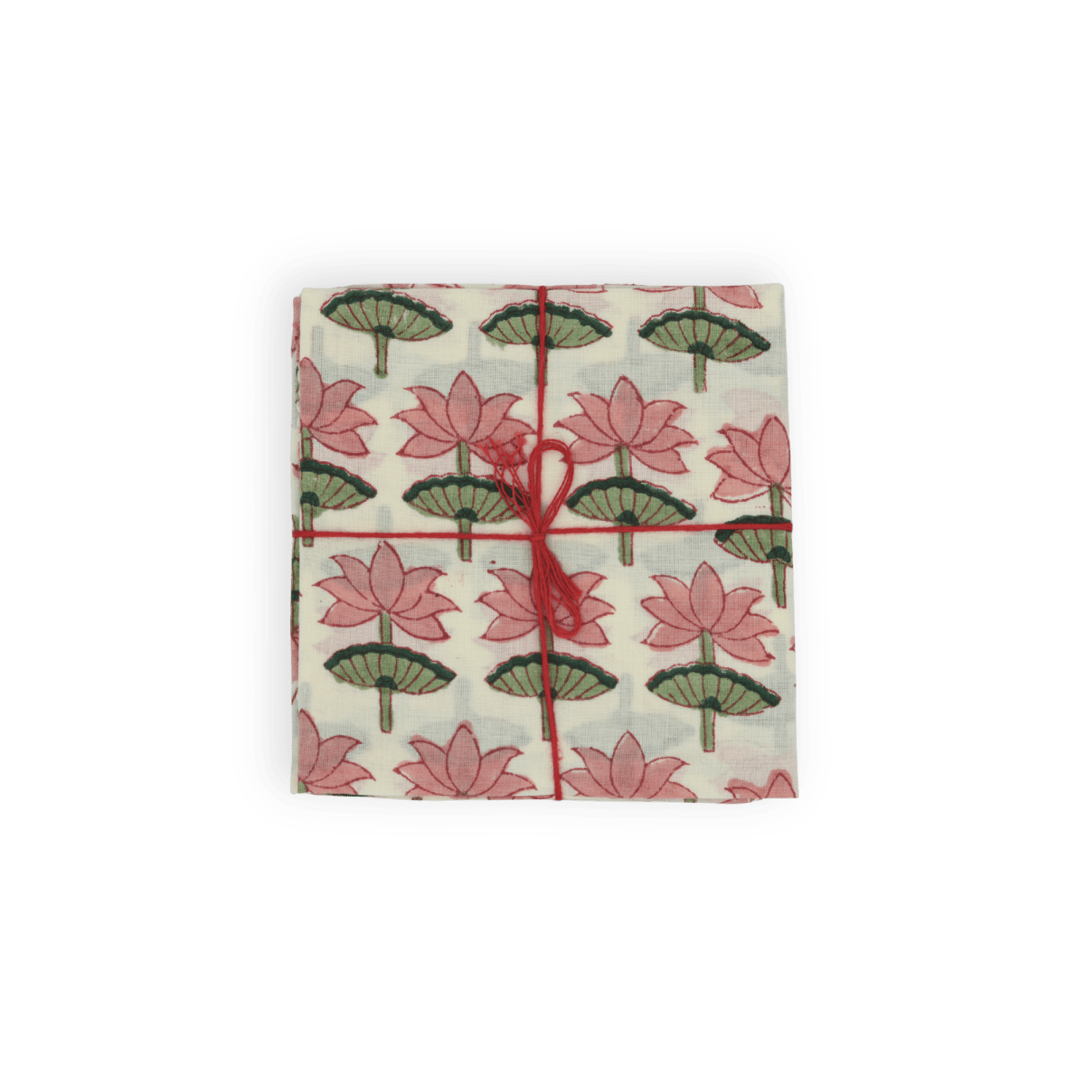 Serviettes de table x4 Lotus Flamingo - Suzette
