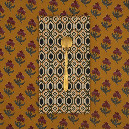 Serviettes de table x4 Luisa Gold - Suzette