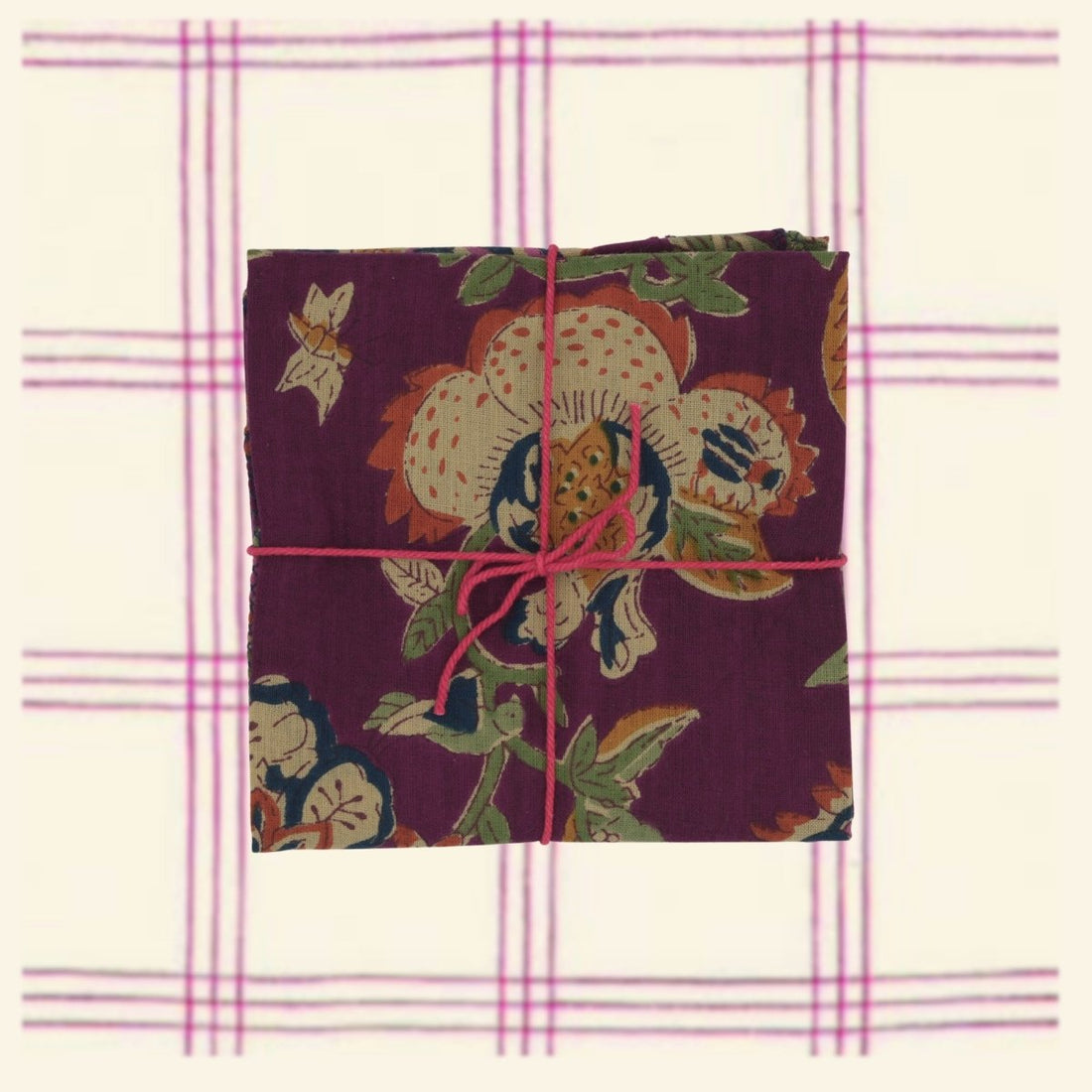 Serviettes de table x4 Magnolia Malaga - Suzette