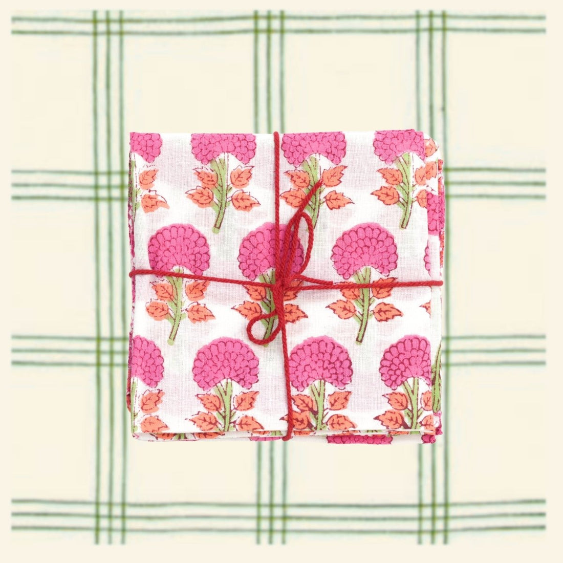 Serviettes de table x4 Marigold Flamingo - Suzette