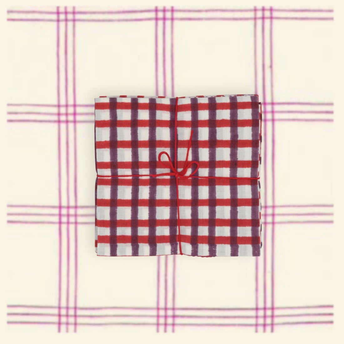 Serviettes de table x4 Mira Paisley - Suzette