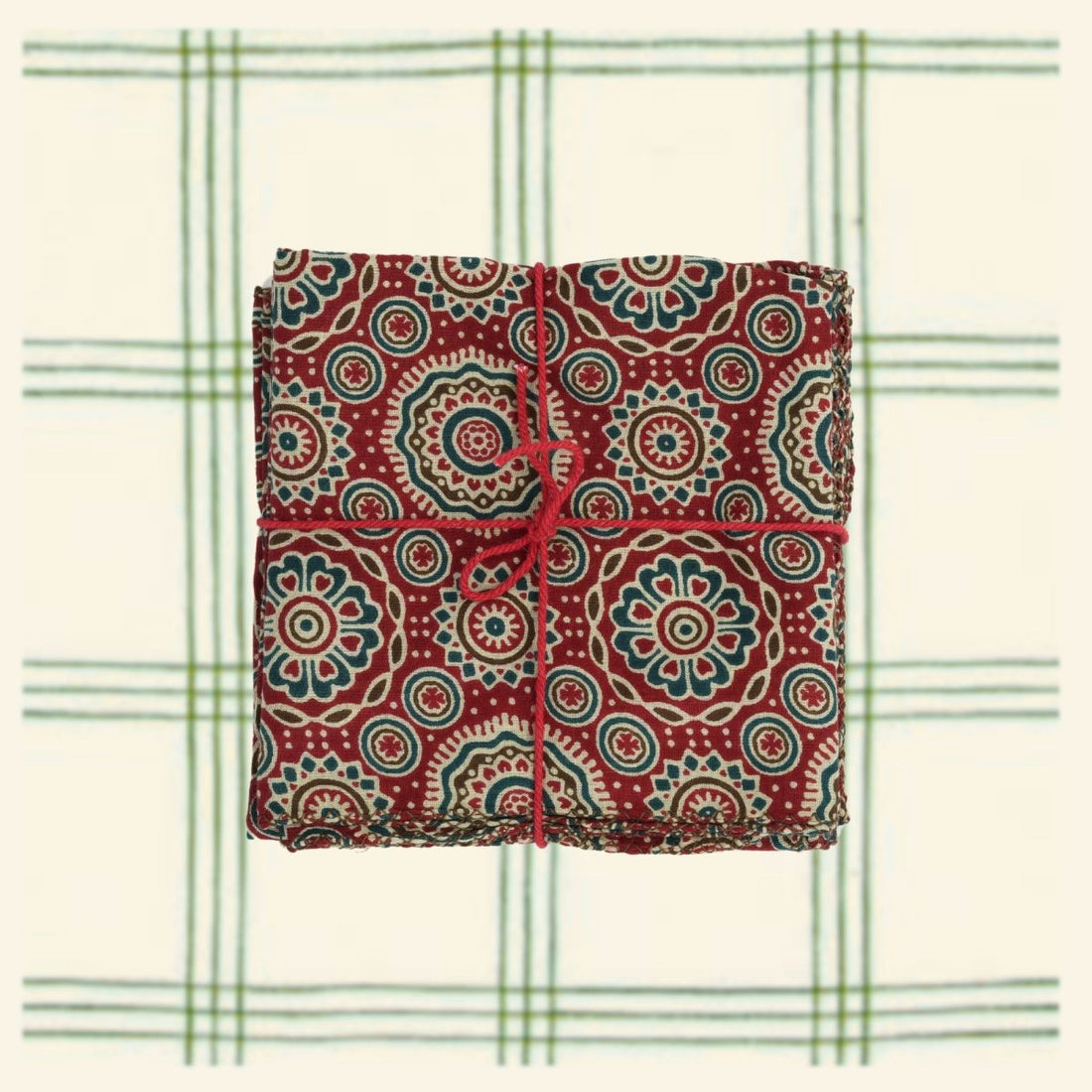 Serviettes de table x4 Nemophile Tango - Suzette