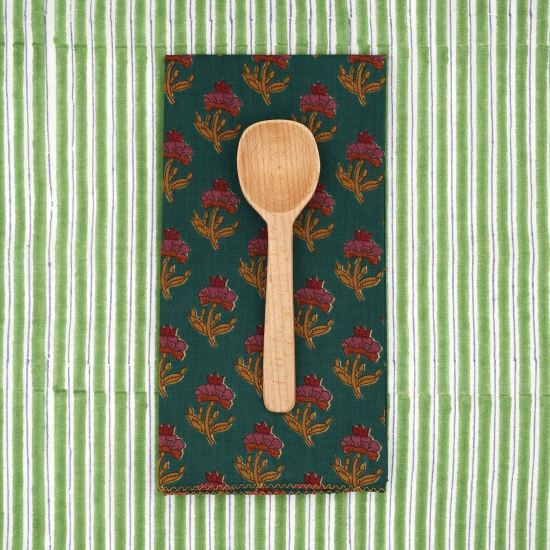 Serviettes de table x4 Oxalis Pond - Suzette