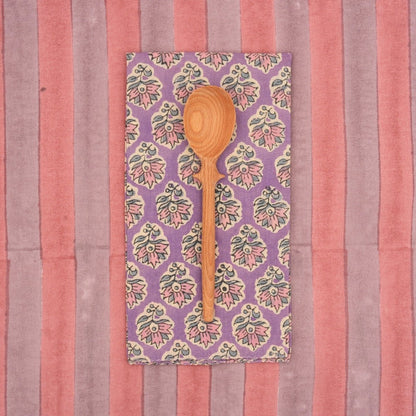 Serviettes de table x4 Oxalis Violet - Suzette