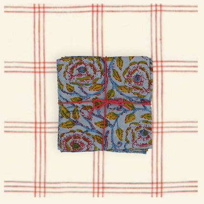 Serviettes de table x4 Pansy Tango - Suzette