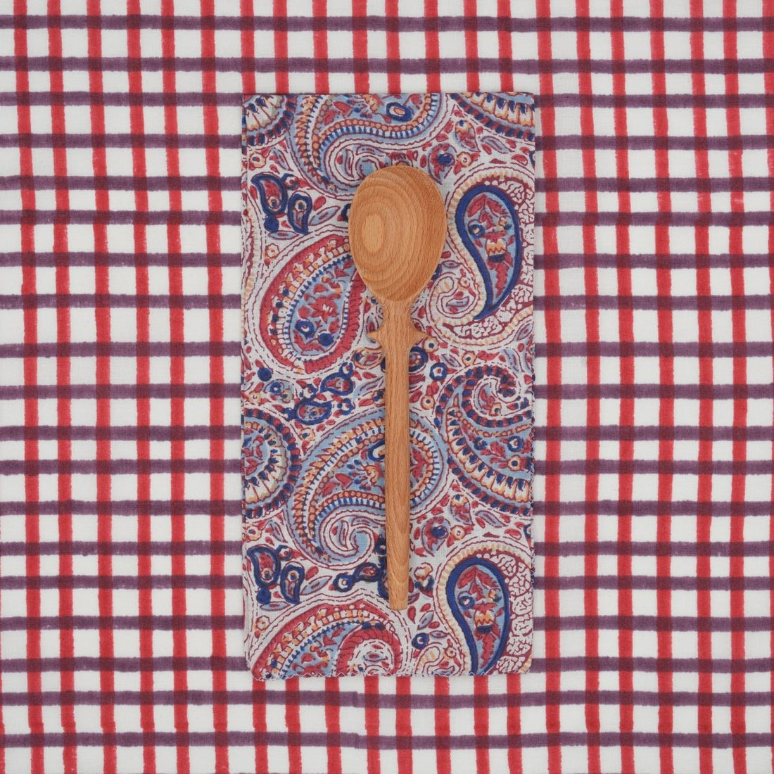 Serviettes de table x4 Pepper Bluestone - Suzette