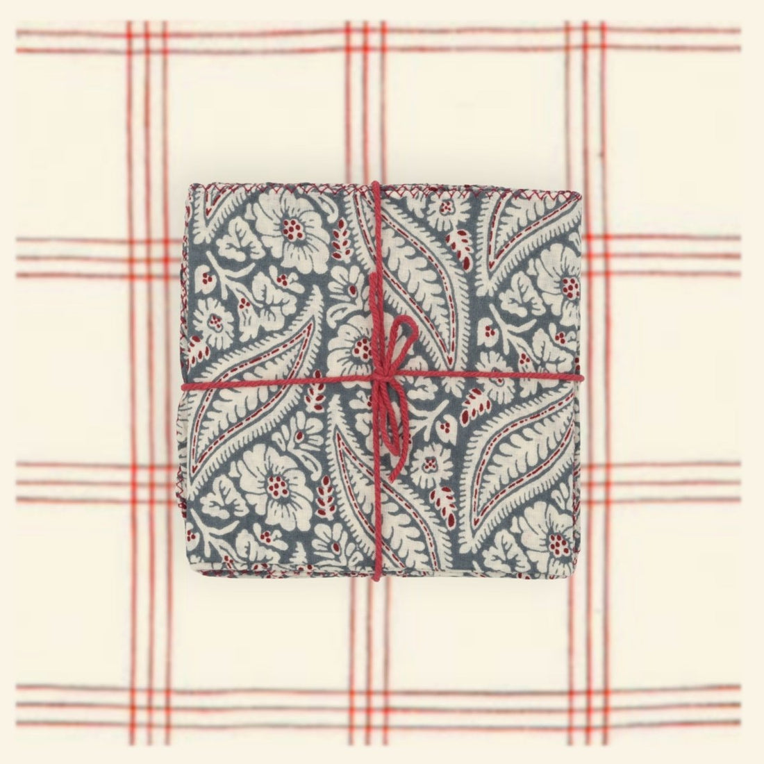 Serviettes de table x4 Perry Moonlight - Suzette