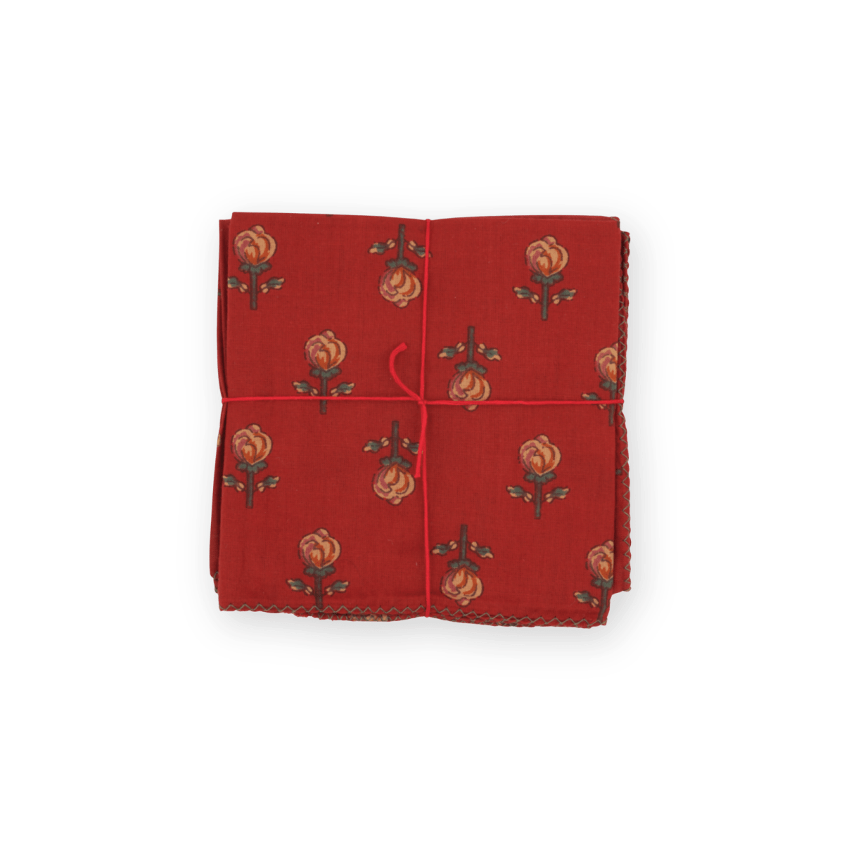 Serviettes de table x4 Pissenlit Garnet - Suzette