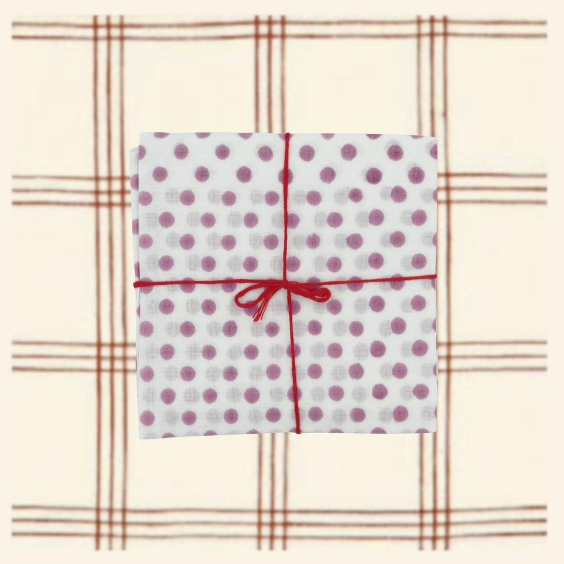 Serviettes de table x4 Polka Polignac - Suzette