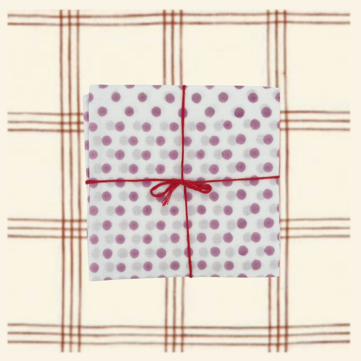 Serviettes de table x4 Polka Polignac - Suzette