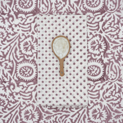 Serviettes de table x4 Polka Zephyr - Suzette