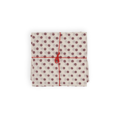 Serviettes de table x4 Polka Zephyr - Suzette