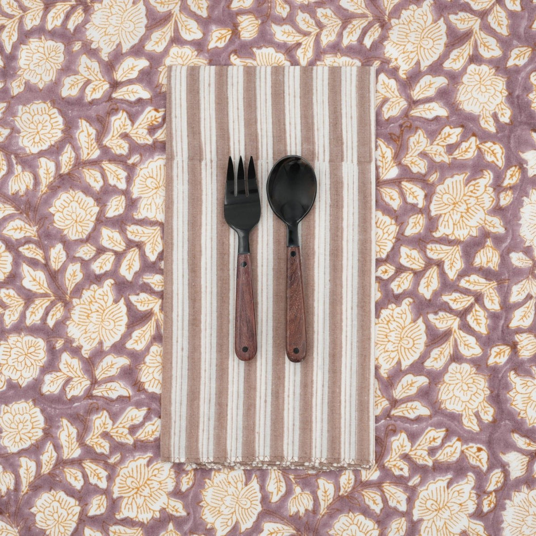 Serviettes de table x4 Salem Almond - Suzette