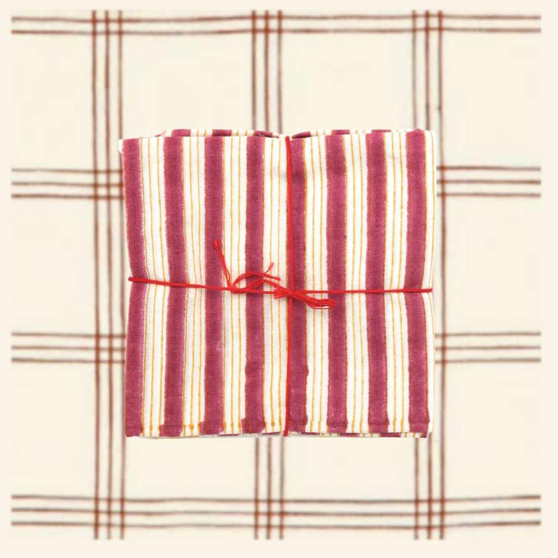 Serviettes de table x4 Salem Automne - Suzette