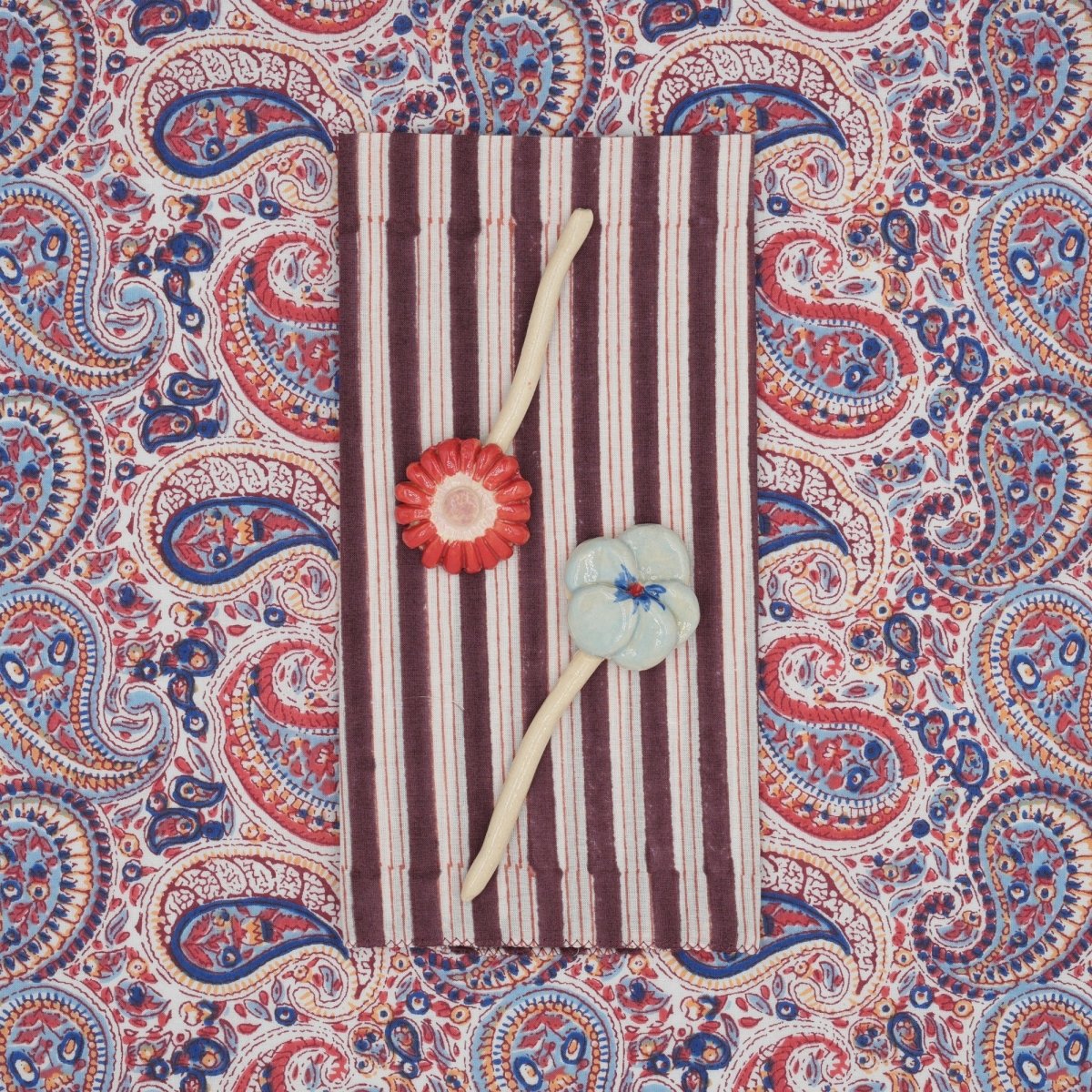 Serviettes de table x4 Salem Windsor - Suzette