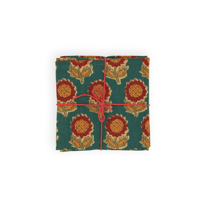 Serviettes de table x4 Tournesol Pond - Suzette
