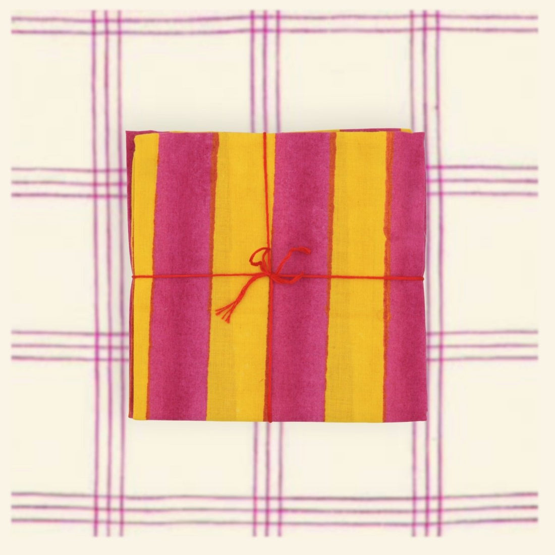 Serviettes de table x4 Will Gold - Suzette